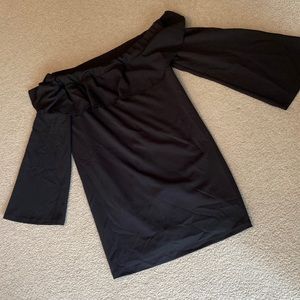 Brand new with tags off the shoulder black shirt